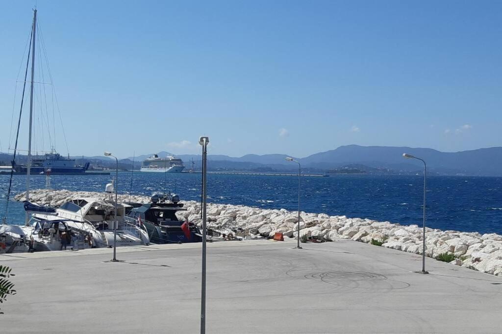 Mouragia Seaside Ground Floor Studio Korfu Dış mekan fotoğraf